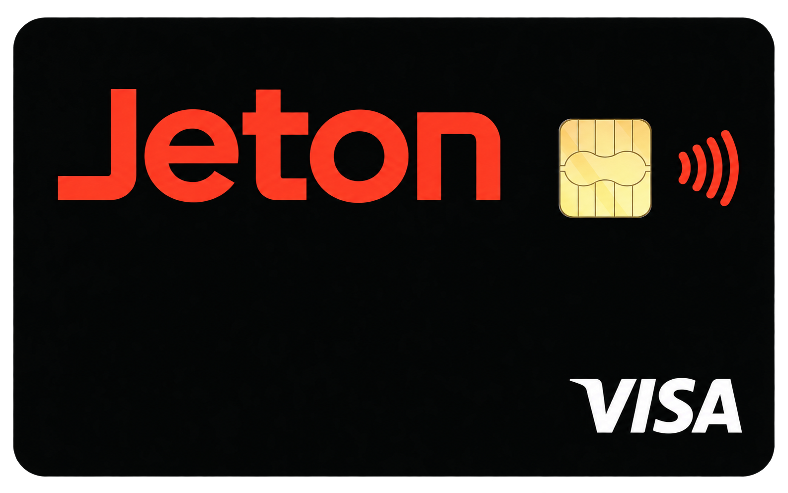 Jeton Visa Card 卡面